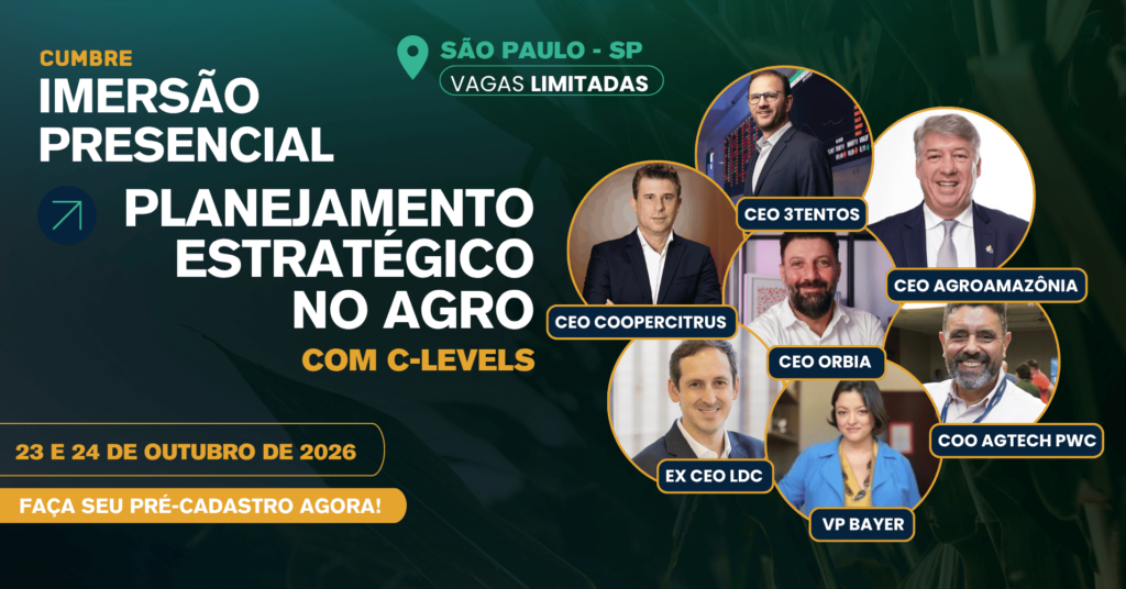 4ª imersão Planejamento Estratégico no Agro com C-levels