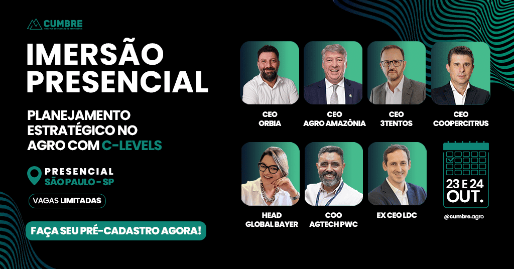 Imersão em Planejamento Estratégico no Agro com C-levels