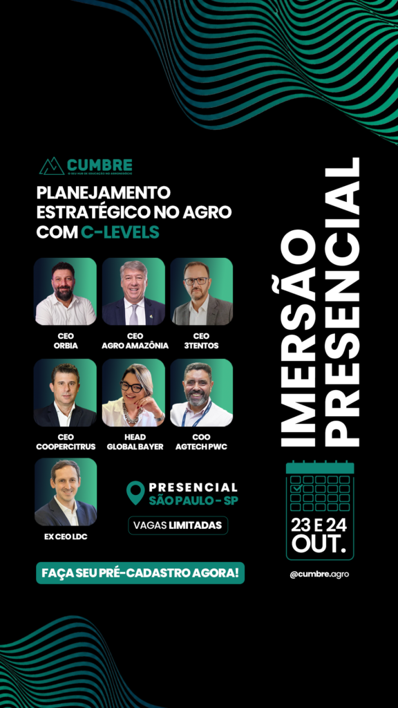 Imersão em Planejamento Estratégico no Agro com C-levels